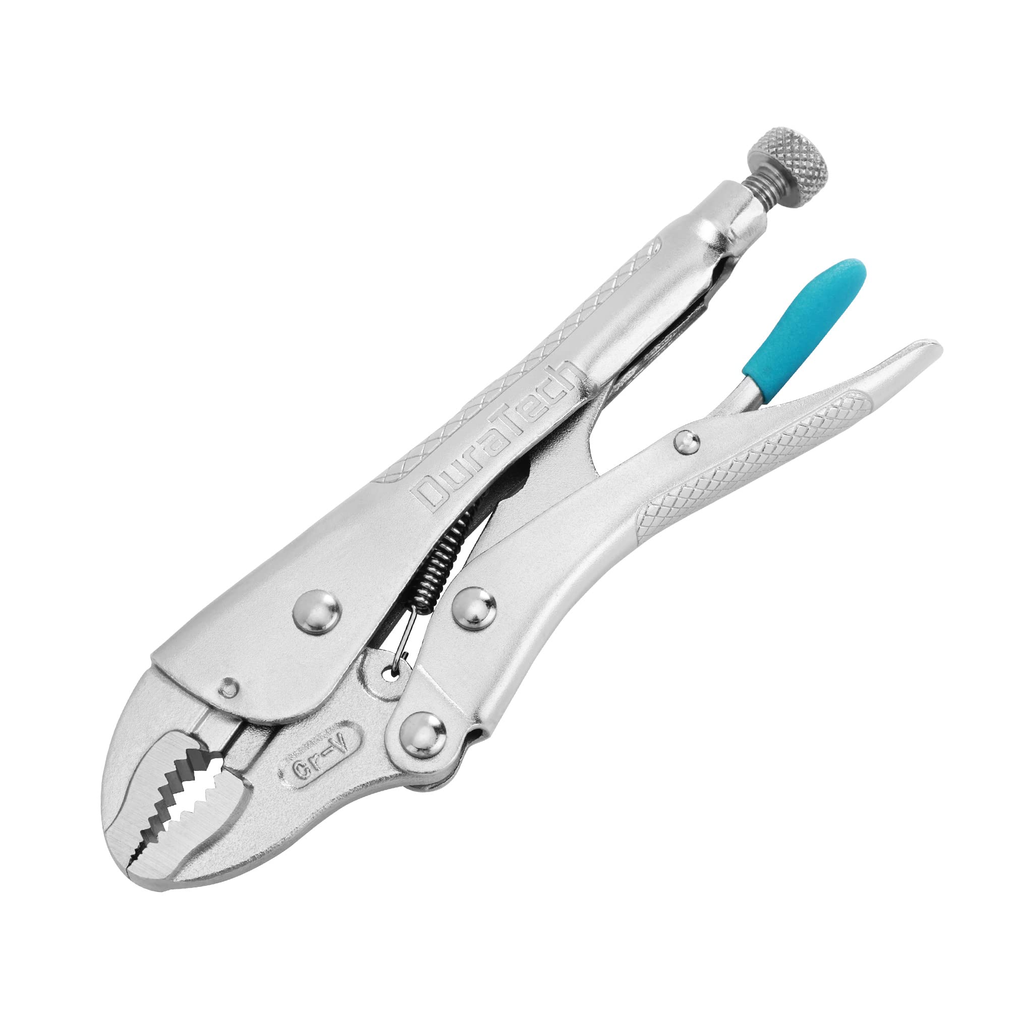 DURATECH 7-Inch Locking Pliers, Premium Cr-V Construction, Curved